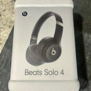 Beats Solo 4 Headphones -- BRAND NEW, In Box, Never Opened! Black